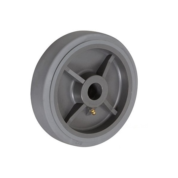 8"x2" GRAY THERMO RUBBER (NON MARKING) WHEEL, 600 LBS CAPACITY